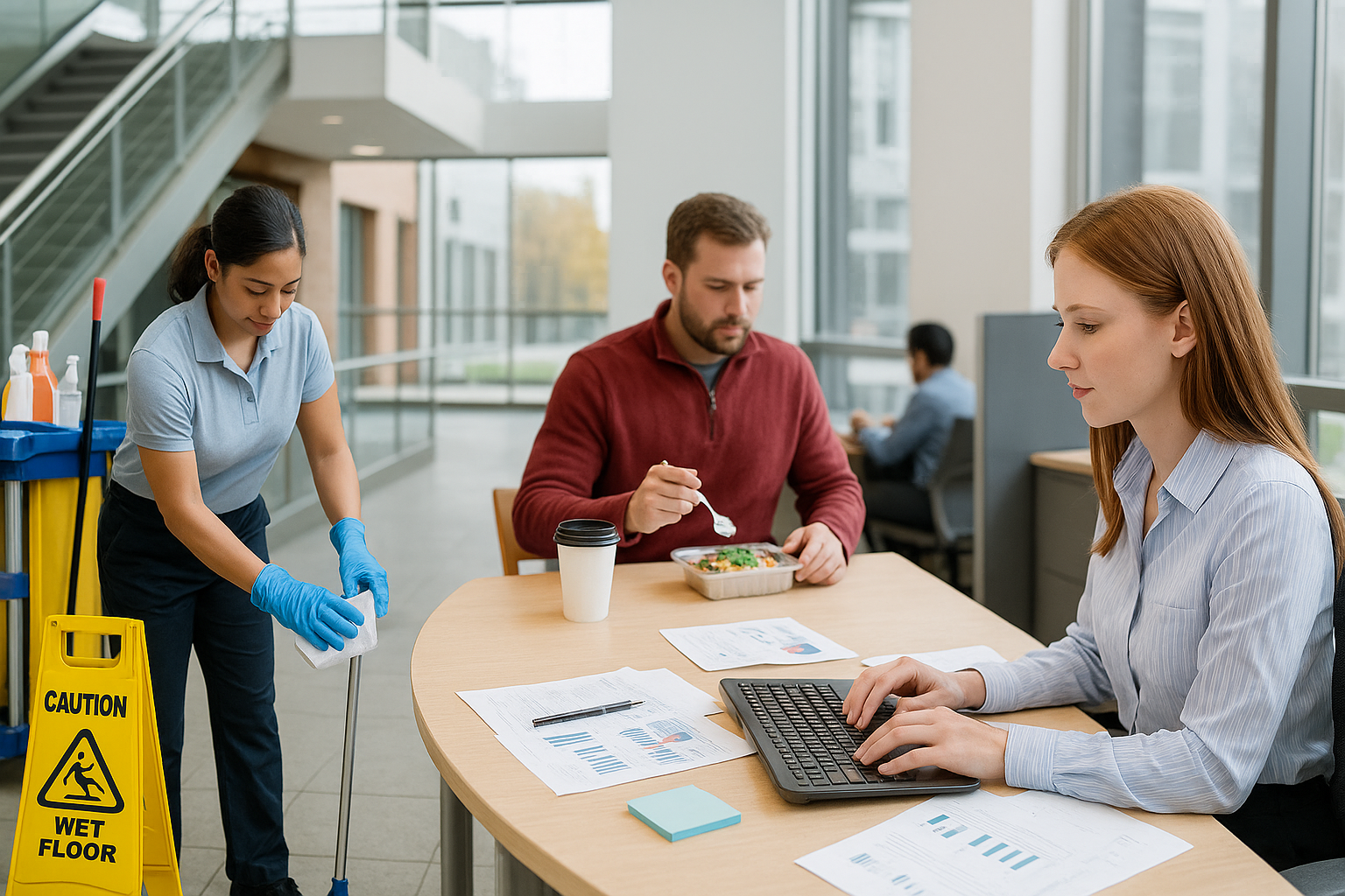 Janitorial, foodservice disposables, and office supplies for business and professional facilities